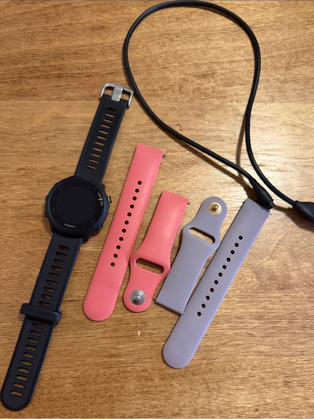 Garmin Forerunner 55 Smartwatch with Interchangeable Silicone Bands